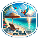 Seven Mile Beach Grand Cayman Sticker 4 Inch — Waterproof Vinyl Decal Ocean Coastal 8