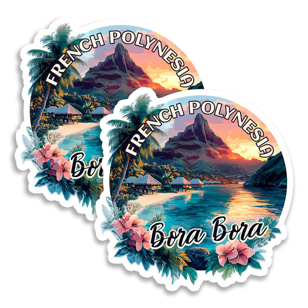 Bora Bora French Polynesia Magnet 2-Pack — 4