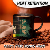 Vietnam Veteran Coffee Mug 11oz — Black Ceramic Military Service Mug 3
