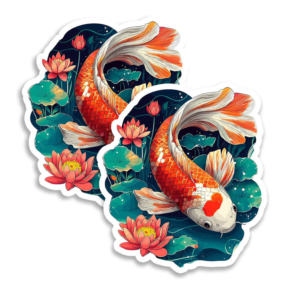 Koi Fish Magnet 2-Pack — 4