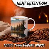 Bison Coffee Mug 11oz — Ceramic Tatanka Plains Wildlife Mug 3