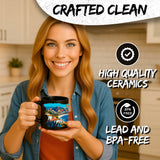Catalina Island California Mug 11oz — Black Ceramic Cali Ocean Escape Coffee Mug 5