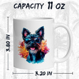 Scottish Terrier Coffee Mug 11oz — Ceramic Scottie Aberdeen Dog Mug 2