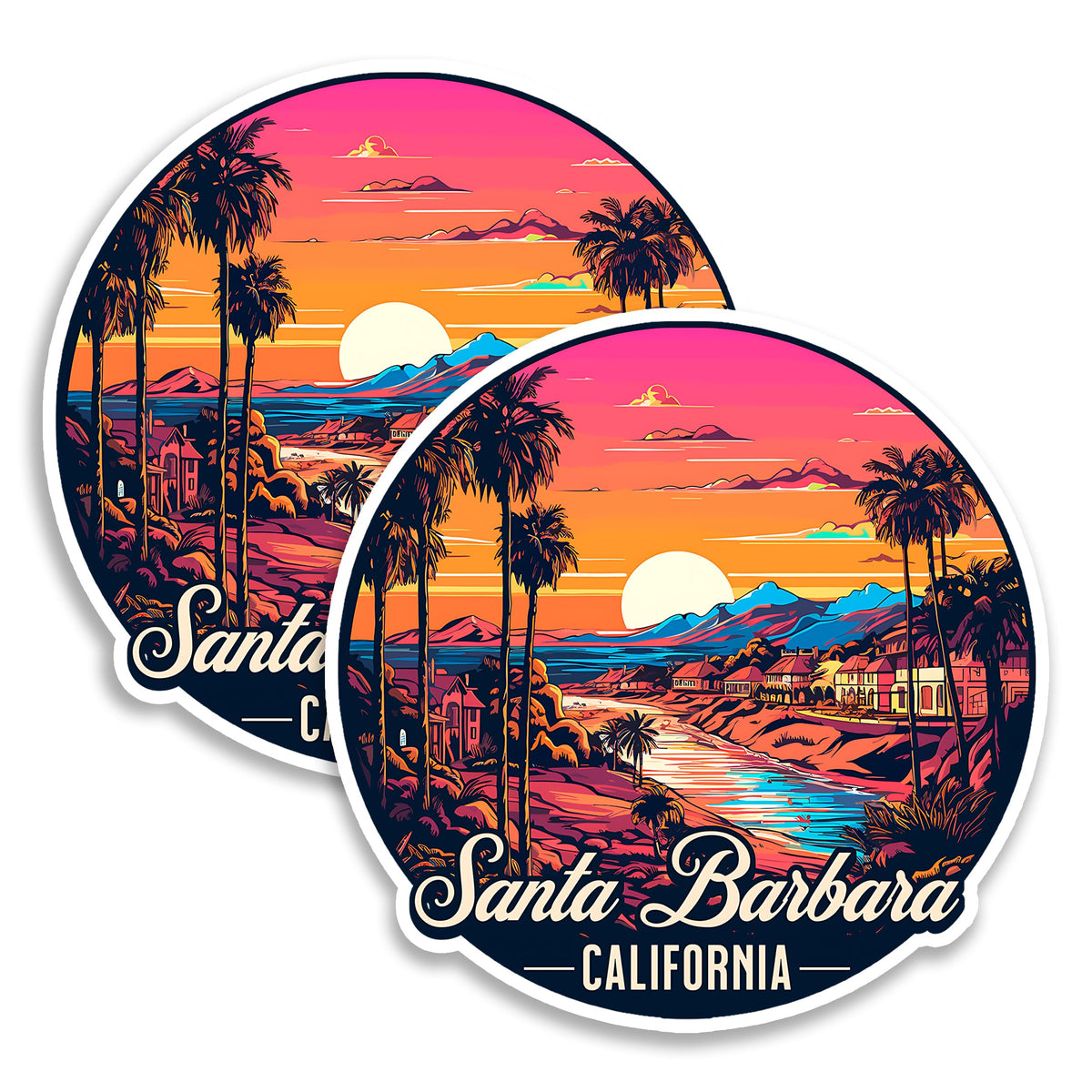 Santa Barbara California Magnet 2-Pack — 4