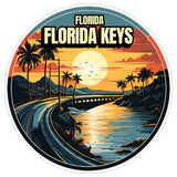 Florida Keys Florida Sticker 4 Inch — Waterproof Vinyl Decal City Travel Souvenir 1