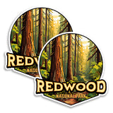Redwood National Park California Magnet 2-Pack — 4