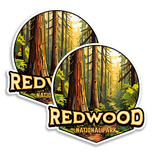 Redwood National Park California Magnet 2-Pack — 4