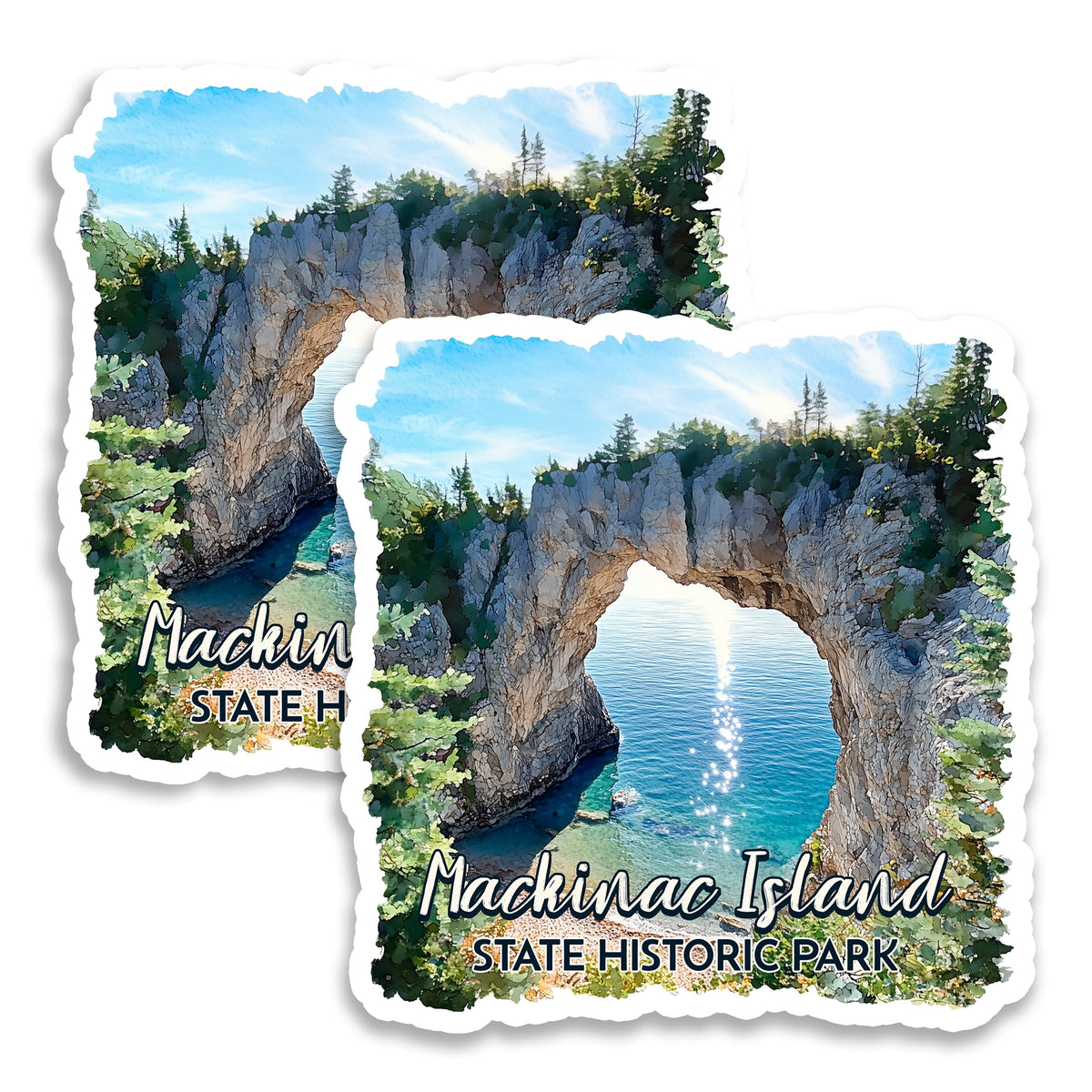 Mackinac Island Michigan Magnet 2-Pack — 4
