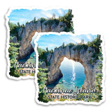 Mackinac Island Michigan Magnet 2-Pack — 4