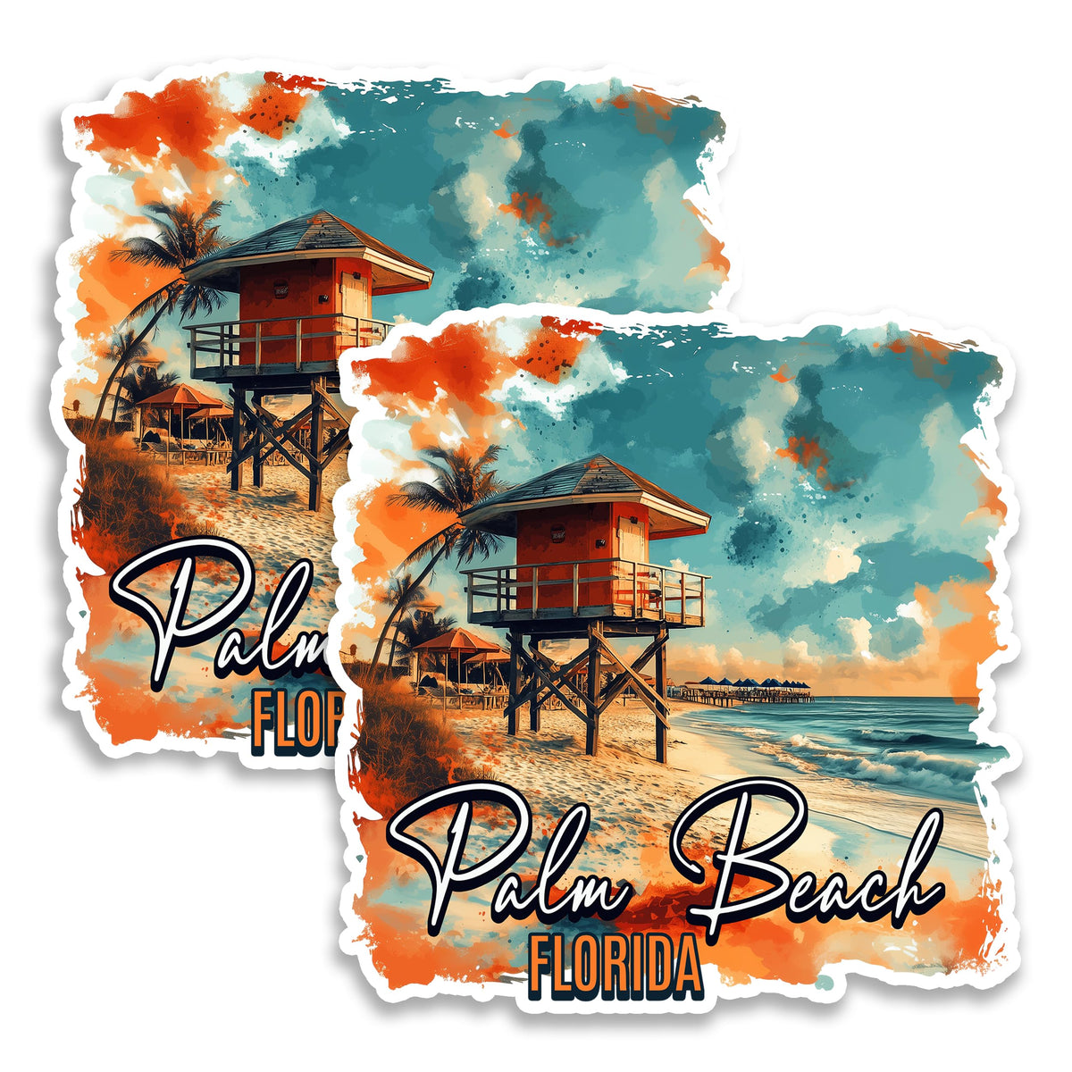 Palm Beach Florida Magnet 2-Pack — 4