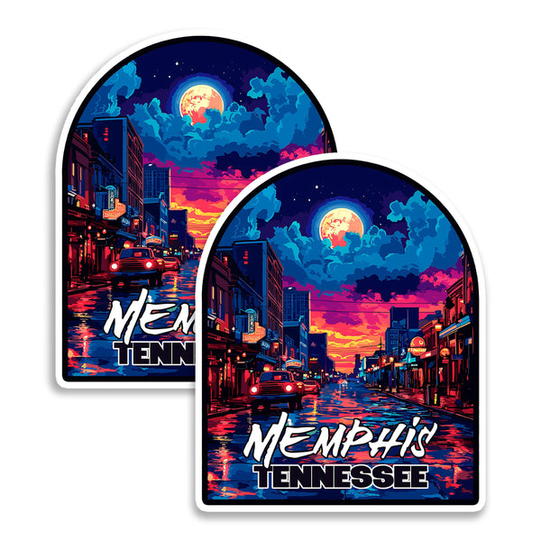 Memphis Tennessee Magnet 2-Pack — 4