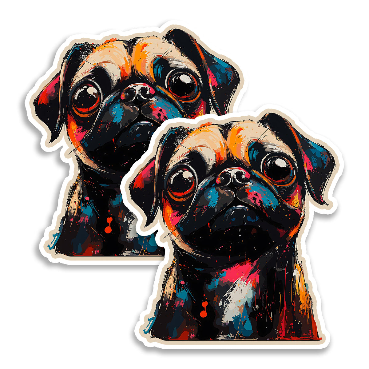 Pug Magnet 2-Pack — 4