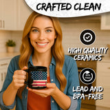 US Army Mug 11oz — Black Ceramic Military Soldier Pride Coffee Mug 5