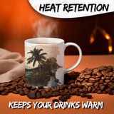 Costa Rica Coffee Mug 11oz — White Ceramic Pura Vida Heritage Mug 3