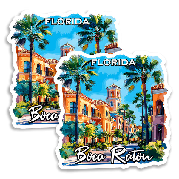 Boca Raton Florida Magnet 2-Pack — 4