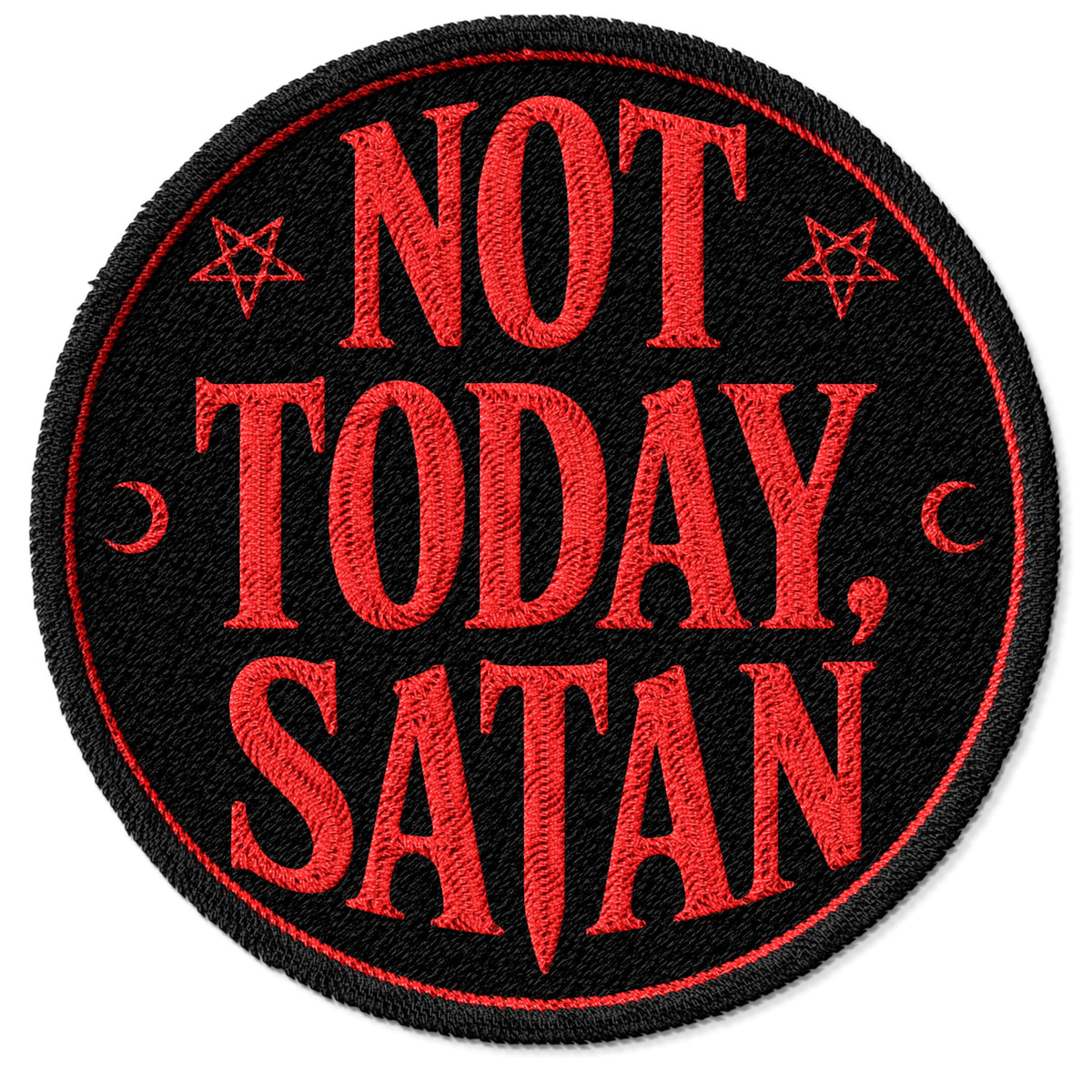 Not Today Satan Patch — 3