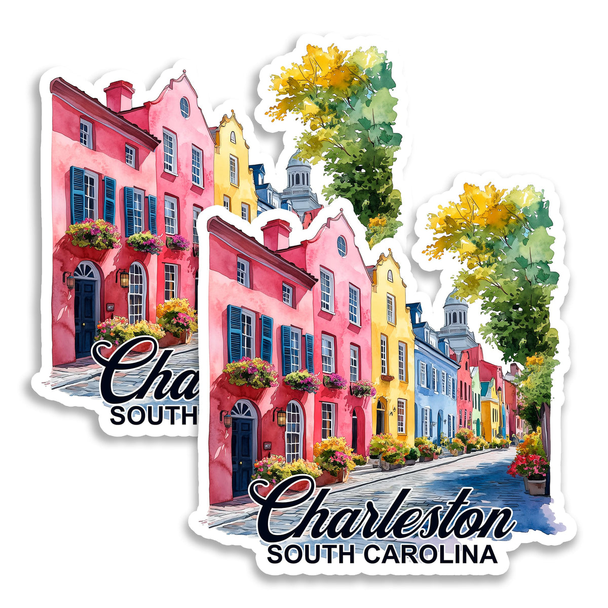 Charleston South Carolina Magnet 2-Pack — 4
