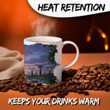 Singapore Coffee Mug 11oz — White Ceramic Lion City Mug 3