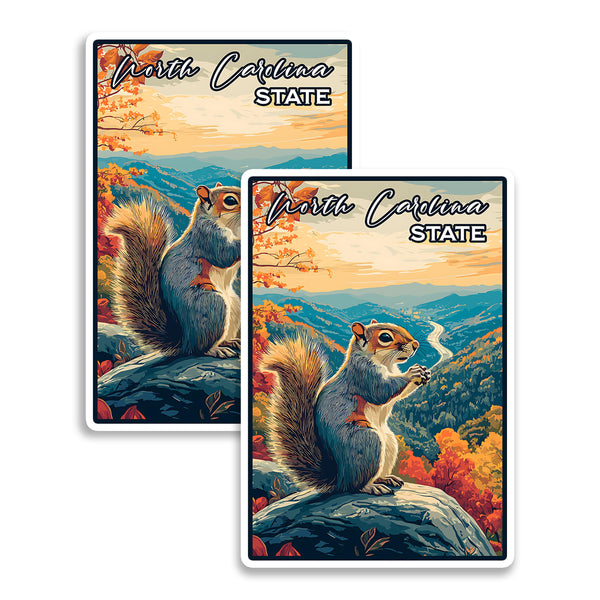 North Carolina State Magnet 2-Pack — 4