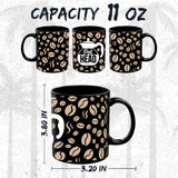 Pot Head Mug 11oz — Black Ceramic Plant Lover Pun Coffee Mug 2