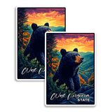 West Virginia State Magnet 2-Pack — 4