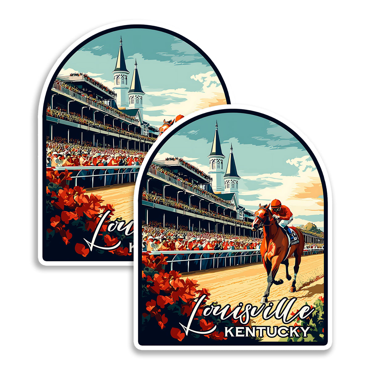 Louisville Kentucky Magnet 2-Pack — 4
