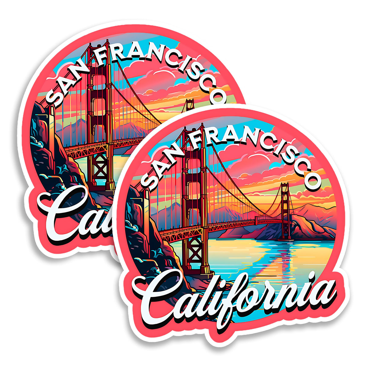 San Francisco California Magnet 2-Pack — 4