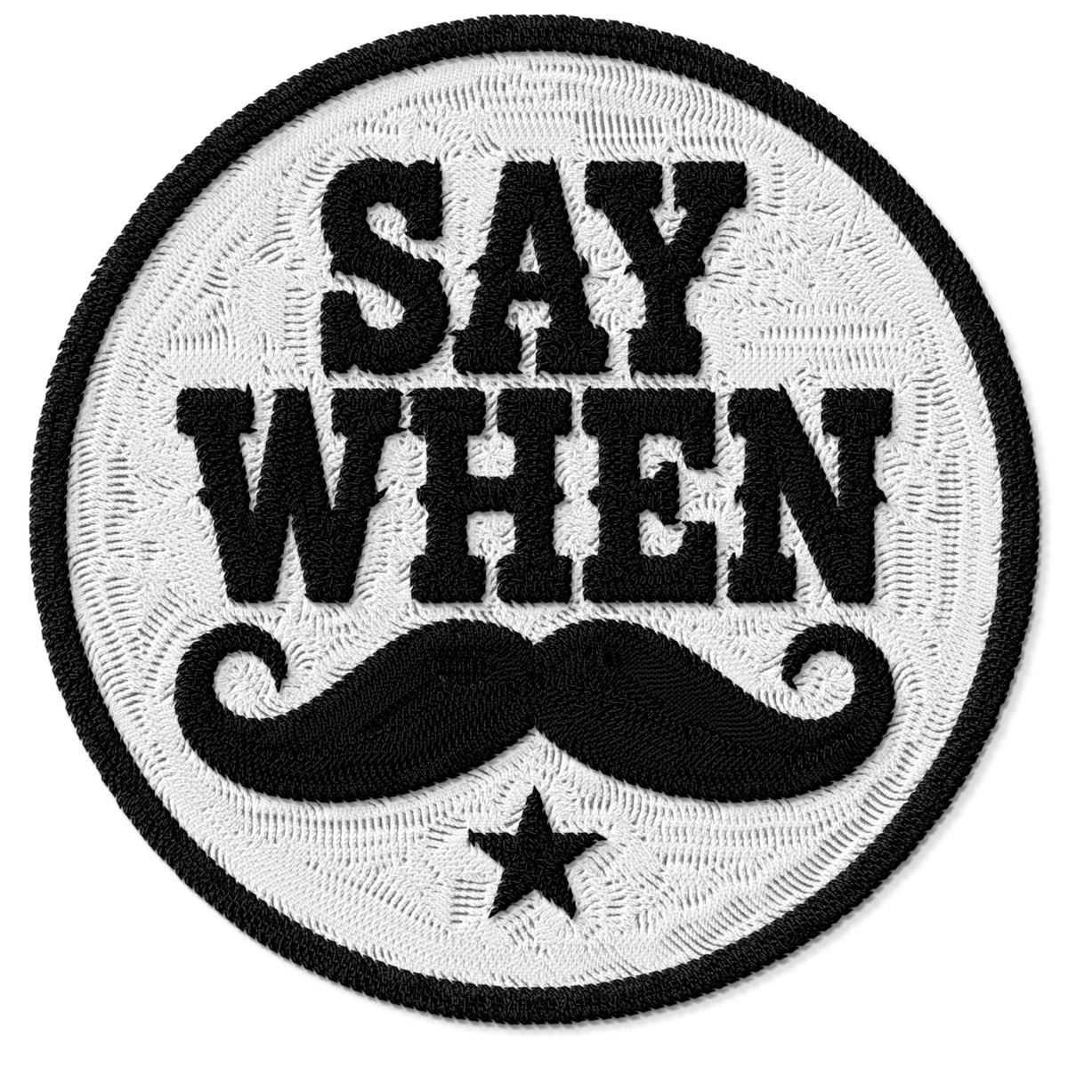 Say When Patch — 3