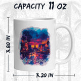 Las Vegas Nevada Coffee Mug 11oz — White Ceramic Sin City Mug 2