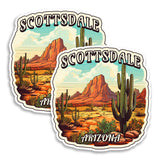 Scottsdale Arizona Magnet 2-Pack — 4