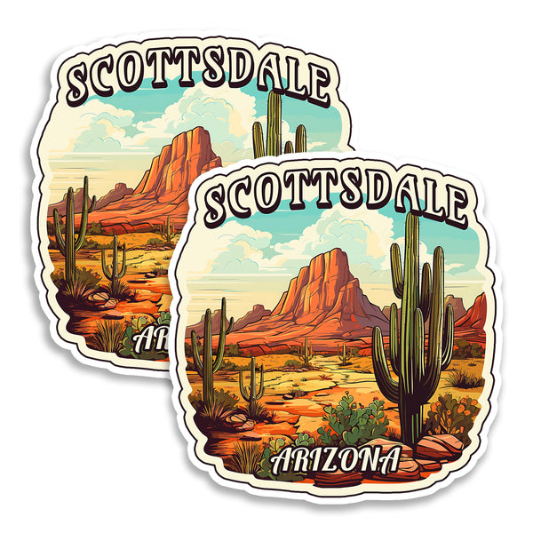 Scottsdale Arizona Magnet 2-Pack — 4