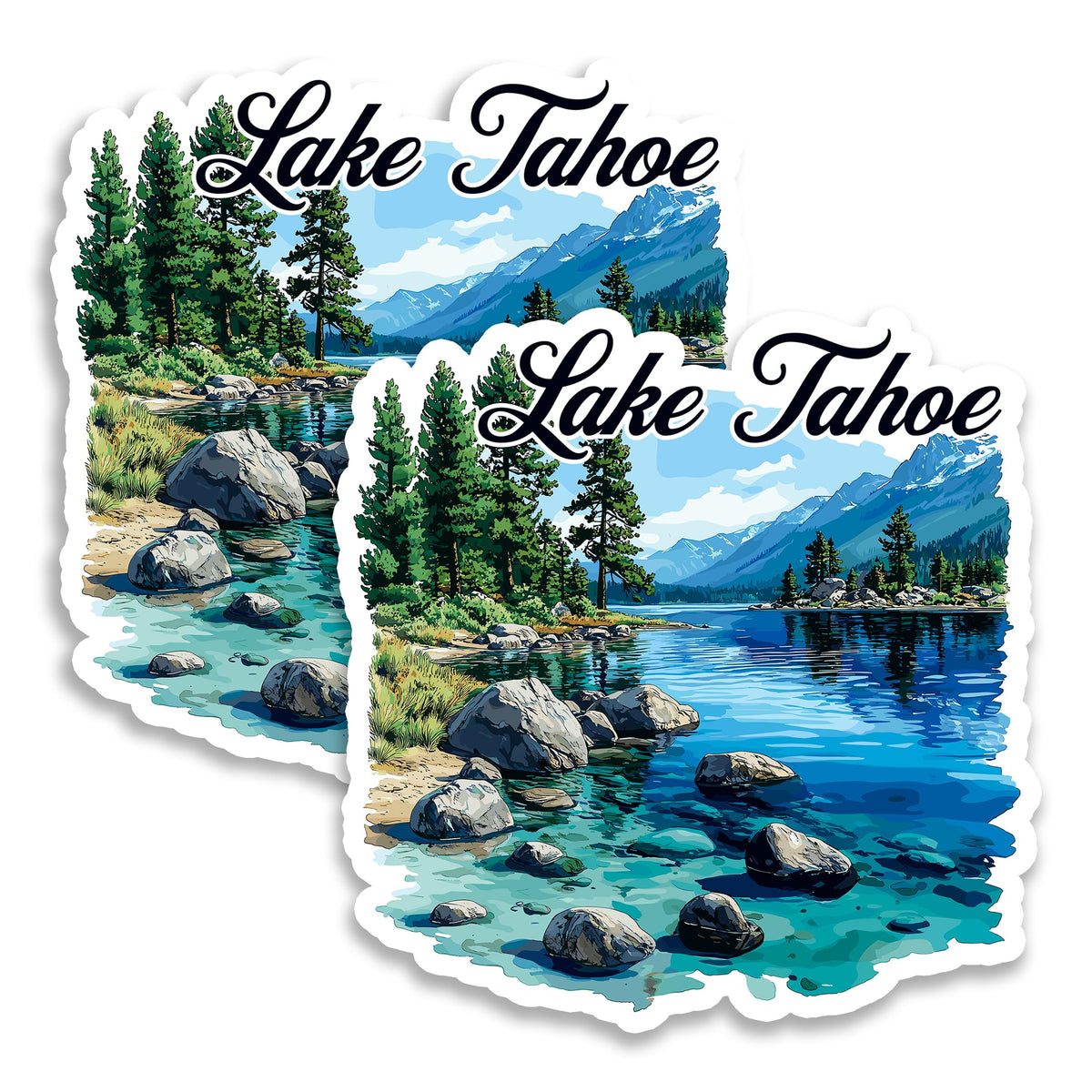 Lake Tahoe Nevada Magnet 2-Pack — 4
