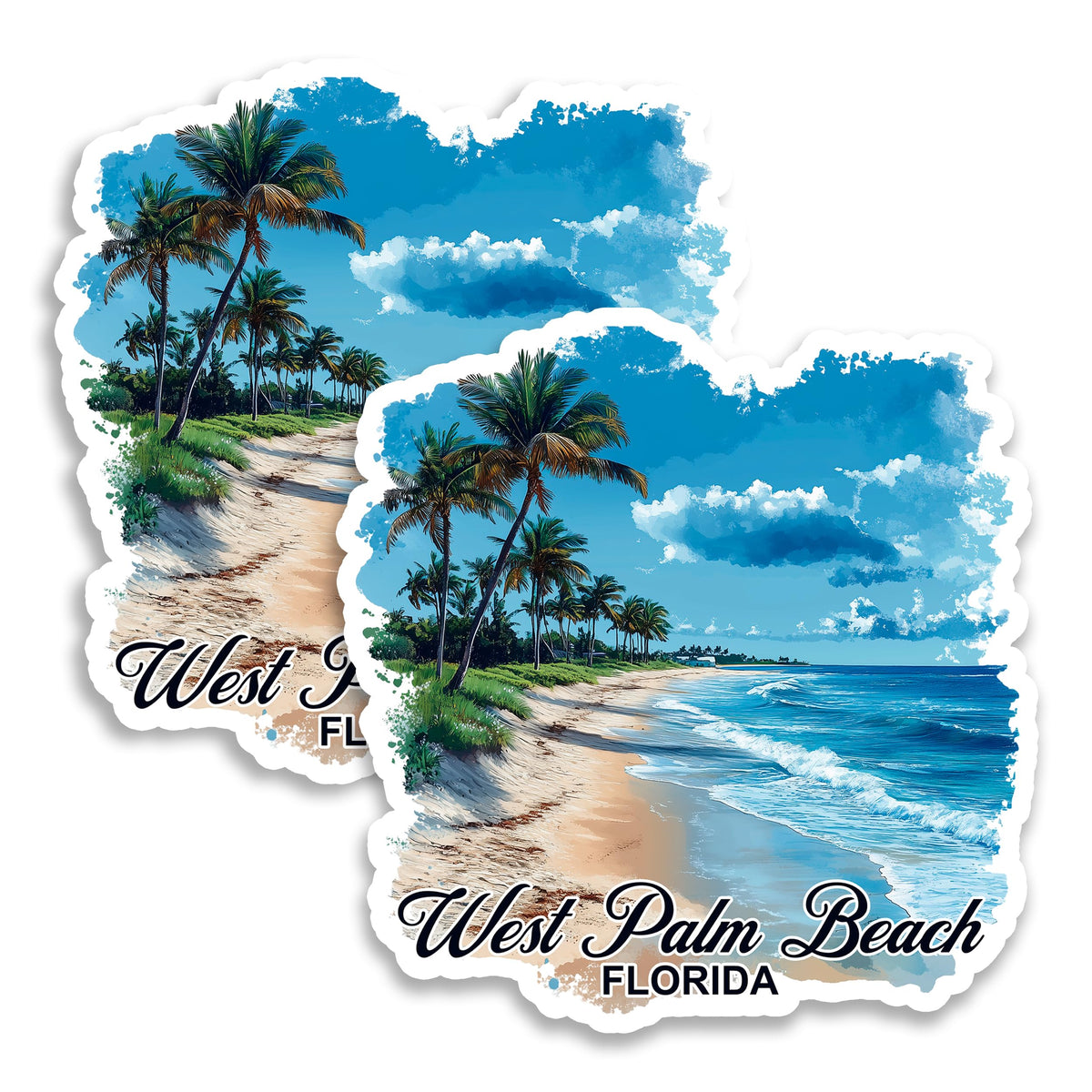 West Palm Beach Florida Magnet 2-Pack — 4