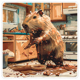 Capybara Sticker 4 Inch — Waterproof Vinyl Decal Largest Rodent World Chill 9