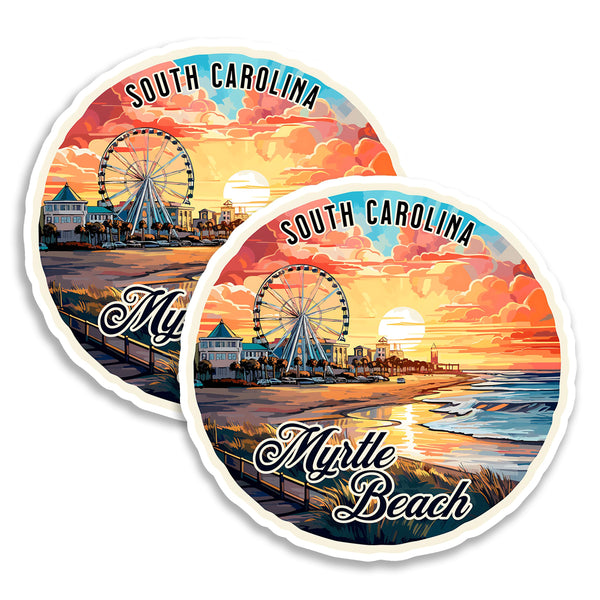 Myrtle Beach South Carolina Magnet 2-Pack — 4