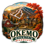 Okemo Mountain Vermont Sticker 4 Inch — Waterproof Vinyl Decal 1