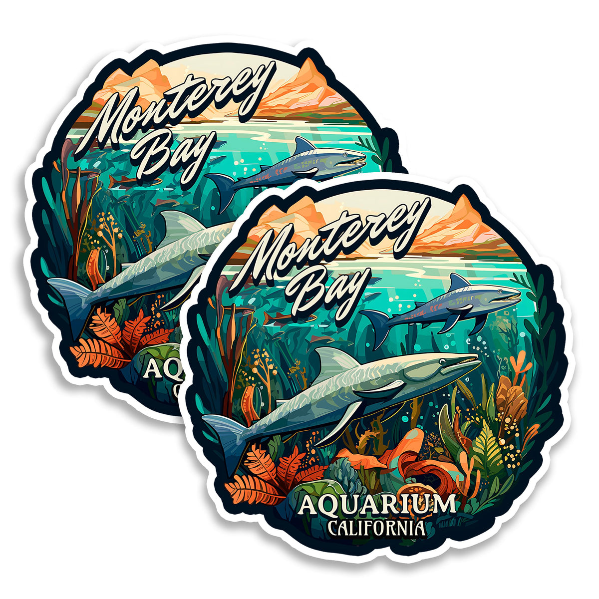 Monterey Bay Aquarium California Magnet 2-Pack — 4