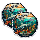 Monterey Bay Aquarium California Magnet 2-Pack — 4
