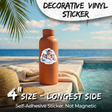 Quebec Province Canada Sticker 4 Inch — Waterproof Vinyl Decal City Travel Souvenir 2