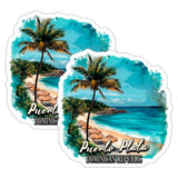 Puerto Plata Dominican Republic Sticker 2-Pack — 4