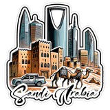 Saudi Arabia Sticker 4 Inch — Waterproof Vinyl Decal Travel Souvenir 1