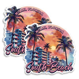 South Beach Miami Florida Magnet 2-Pack — 4