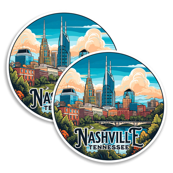 Nashville Tennessee Magnet 2-Pack — 4