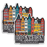 Copenhagen Denmark Magnet 4 Inch 2-Pack Hygge Capital – Strong Vinyl Decorative Travel Magnets for Fridge Locker Kitchen Office – Cute Fun Aesthetic Cool Durable & Long-Lasting Souvenir ID44999 1
