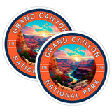 Grand Canyon National Park Arizona Sticker 4 Inch 2-Pack Nature - Waterproof Vinyl Decal for Laptop Water Bottle Car Tumbler - Durable Funny Aesthetic Long-Lasting Stickers for Adults ID45039 7