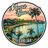 Marco Island Florida Sticker 4 Inch — Waterproof Vinyl Decal Coastal Beach Seaside 8