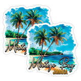 Montego Bay Jamaica Sticker 4 Inch 2-Pack - Waterproof Vinyl Decal for Laptop Water Bottle Car Tumbler - Durable Aesthetic Long-Lasting Stickers for Adults ID45039 8