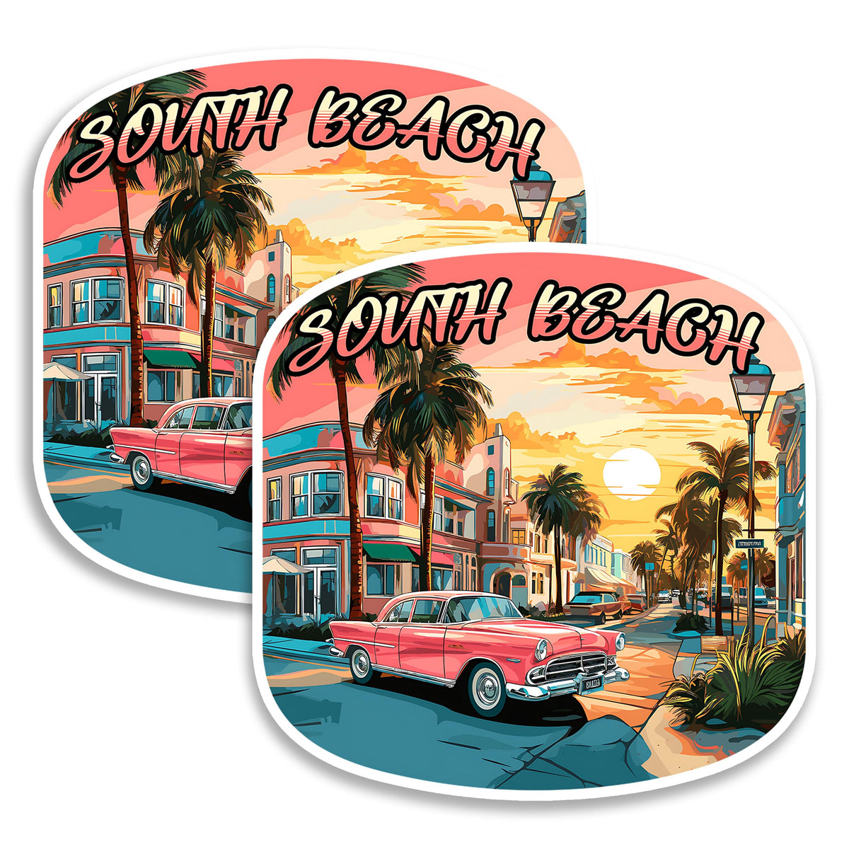 South Beach Florida Magnet 2-Pack — 4