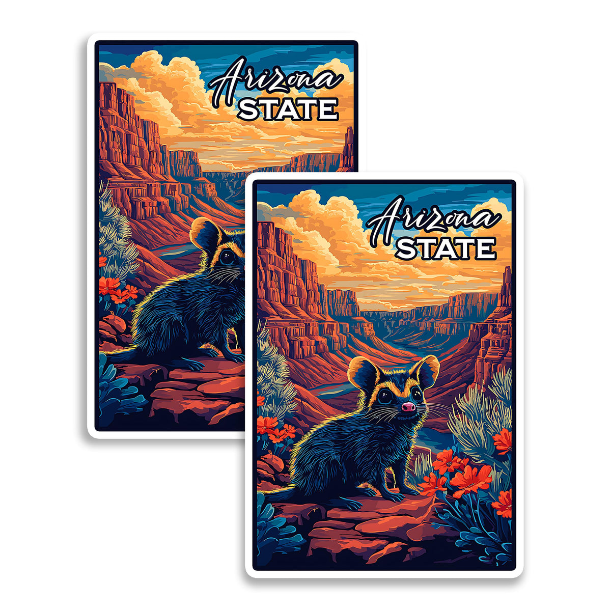 Arizona State Magnet 2-Pack — 4