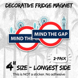 Mind The Gap Magnet 2-Pack — 4